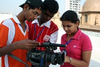 Photo for the article -INDIA - TEJ PRASARINI AND UNICEF ORGANIZE FILM-MAKING WORKSHOP