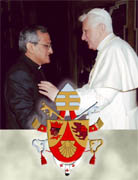 Photo for the article -VATICAN  A LETTER OF THANKS FROM THE POPE 