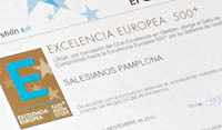 Photo for the article -SPAIN  EUROPEAN 500+ GOLD SEAL OF  EXCELLENCE FOR THE SALESIANS IN PAMPLONA