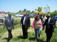 Photo for the article -HAITI  THE SPANISH SECRETARY OF STATE FOR INTERNATIONAL COOPERATION VISITS GRESSIER