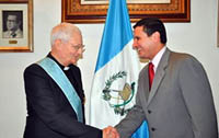 Photo for the article -GUATEMALA - GRAND CROSS OF THE ORDEN DEL QUETZAL FOR FR SANTUCCI