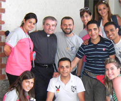 Photo for the article -ITALY  YOUNG PEOPLE FROM THE MIDDLE EAST AT WORLD YOUTH DAY