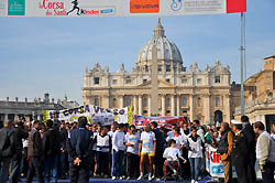 Photo for the article -ITALY  IV IN THE SERIES OF SAINTS RUN