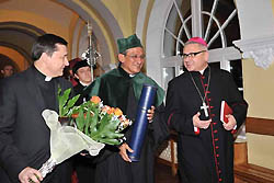 Photo for the article -POLAND  DOCTORATE HONORIS CAUSA FOR FR PASCUAL CHVEZ
