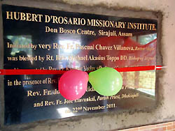 Photo de l'article -INDE  OUVERTURE DE LASPIRANTAT MISSIONNAIRE MGR HUMBERTO DROSARIO