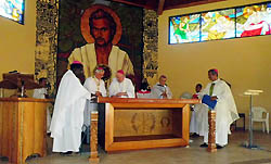 Photo for the article -SOLOMON ISLANDS  THE CATHEDRAL DESTROYED BY THE TSUNAMI HAS BEEN REBUILT