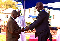 Photo for the article -SIERRA LEONE  DON BOSCO FAMBUL RECEIVE THE PRESIDENTIAL GOLD MEDAL