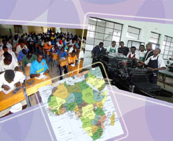 Photo de l'article -RMG  LCOLE ET LA FORMATION PROFESSIONNELLE SALSIENNE 4/5: AFRIQUE