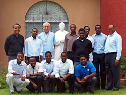 Photo for the article -HAITI  THE BEGINNING OF THE EXTRAORDINARY VISIT OF FR GUILLERMO BASAES