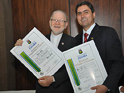 Photo for the article -BRAZIL  CUIAB CITY HALL AWARDS TWO SALESIANS
