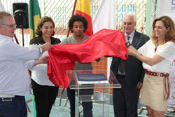 Photo for the article -BRAZIL  NITERI SOCIO-SPORTS SCHOOL INAUGURATED, WITH SOCCER STAR MARCELO