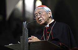 Photo for the article -CHINA  CARDINAL ZEN ZE-KIUN CATECHIST FOR THE YEAR OF FAITH