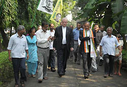 Photo for the article -INDIA  THE SALESIAN RECTOR MAJOR ARRIVES IN THE CITY OF JOY
