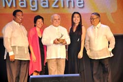Photo for the article -PHILIPPINES  WORD AND LIFE GETS THREE AWARDS AT CMMA 2013