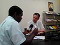 Photo Service-HAITI  INTERVIEW WITH THE RECTOR MAJOR